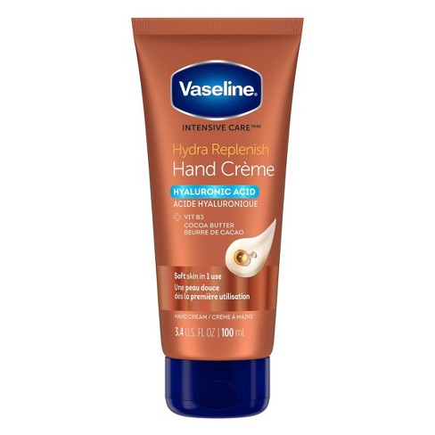 Vaseline Intensive Care Hydra Replenish With Hyaluronic Acid And Cocoa Butter Cream – 3.4 Fl Oz Target