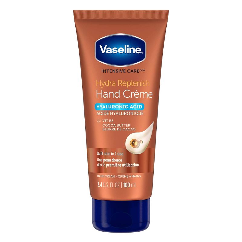 Vaseline Intensive Care Hydra Replenish with Hyaluronic Acid and Cocoa Butter Hand Cream &#8211; 3.4 fl oz, 1 of 7