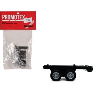 Dual Axle Trailer Chassis 1/87 (HO) Plastic Model by Promotex - 1 of 4