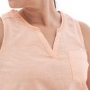 Aventura Clothing Women's Devonne Split Neck Tank Top - 3 of 4