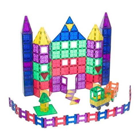 Magnetic building shop blocks target