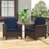 YARDSIGHT 2 Pieces Patio Chairs with Comfortable Cushions: Ideal for Outdoor Living - 2 of 4