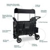 WONDERFOLD W2 Elite Pro Wagon Stroller - Charcoal Gray - 2 of 4