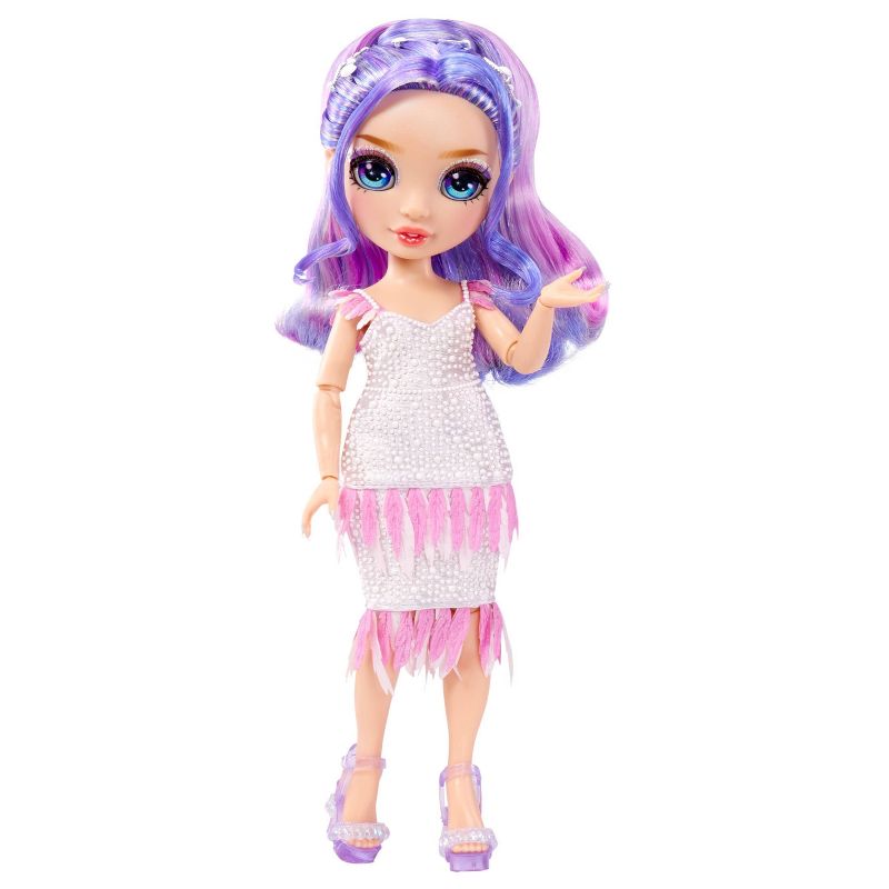 Rainbow High Fantastic Fashion Violet Willow 11&#34; Fashion Doll w/ Playset, 4 of 9