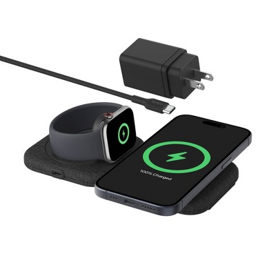 Belkin Qi2 2-in-1 Travel Pad - Black