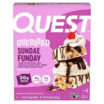 Quest Nutrition Overload Bar - Sundae Funday - 4ct