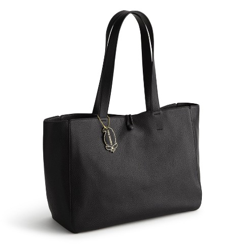 Vera Bradley Women's Leather Small Hathaway Tote Bag Moonless Night