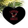 Eastern Washington University Eagles Heart Love Wood Christmas Tree Holiday Ornament - 2 of 3