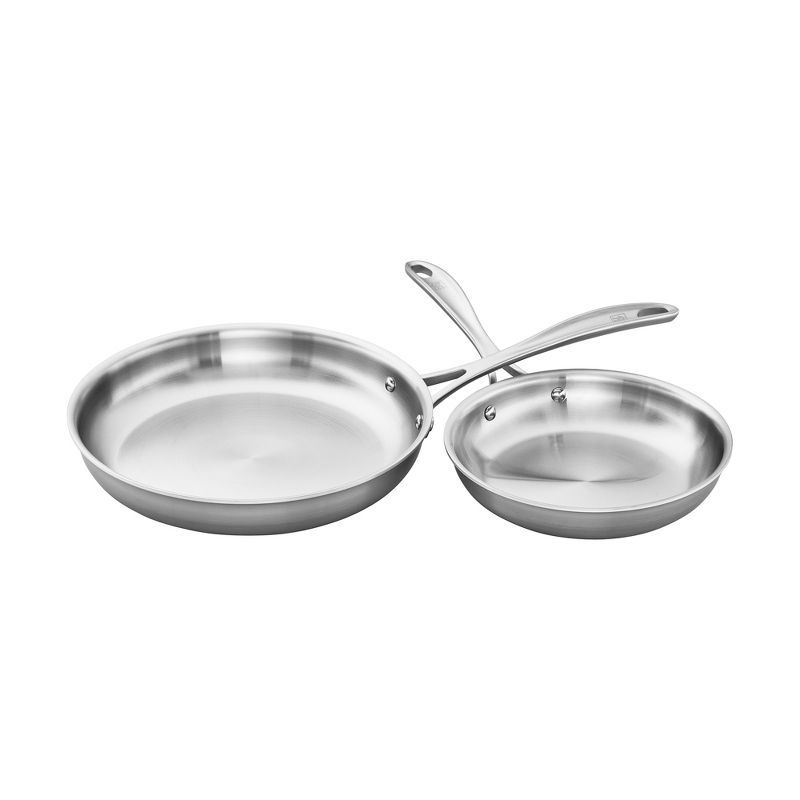ZWILLING Spirit 3-ply 2-pc Stainless Steel Fry Pan Set, 1 of 8