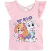 Paw Patrol Nickelodeon Girls Mix and Match 5 Piece Outfit Set with Tops, Leggings, Shorts & Scrunchie for Toddler and Big Kid - 3 of 4