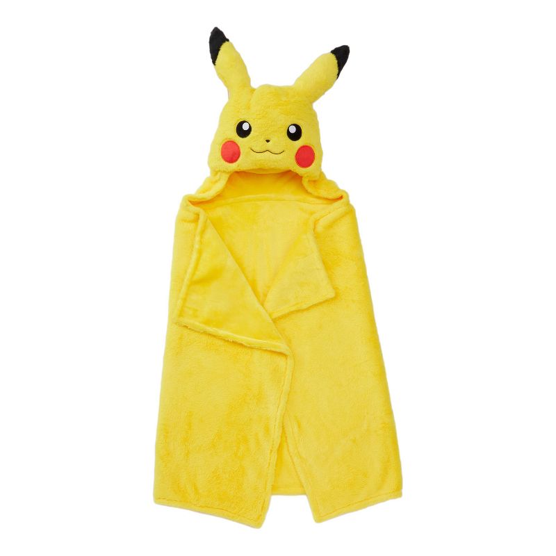 Pokemon Pikachu Kids&#39; Hooded Blanket, 1 of 6