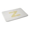 Deny Designs April Lane Art Block Monogram Memory Foam Bath Mat - 2 of 4