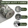 Floral Printed Area Rugs Vintage Distressed Throw Rugs with Non-Slip Backing, Non-Shedding Floor Carpet - 4 of 4