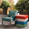 ARTPLAN Deep Seat Outdoor Cushion,Set 24"x24"x6" ,18x24" Bench Outdoor Chair Cushions, Polyester Fill Back for Patio Furniture ,Square - 3 of 4