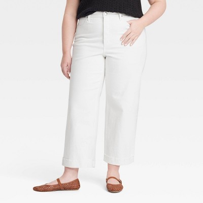 Women's Highest-Rise Straight Ankle Cuffed Jeans - Universal Thread™