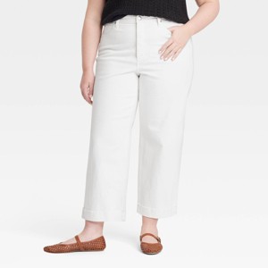 Women's High-Rise Straight Ankle Jeans - Universal Thread™ - 1 of 3