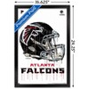 Trends International NFL Atlanta Falcons - Drip Helmet 20 Framed Wall Poster Prints - 3 of 4