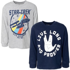 Star Trek 2 Pack Graphic T-Shirts Toddler to Adult - 1 of 4