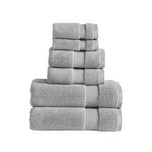 Modern Threads Luxury Quick Dry 6-Piece Cotton Adult Towel Set. - 1 of 4