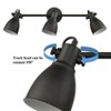 CLAXY Black Wall Mounted Ceiling Tracking Lighting Industrial Style - 3 of 4
