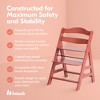 Hauck Alpha+ Grow Along Adjustable Wooden High Chair Seat w/ 5 Point Harness & Bumper Bar for Baby & Toddler Up to 198 lbs - 3 of 4