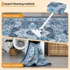 Modern Geometric Trellis Washable Area Rug - Non-Slip Low-Pile Indoor Carpet for Living Room, Bedroom, Dining Room & Office - 2 of 4
