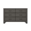 Brown 6-Drawer Dresser - 3 of 4