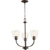 Quorum Lighting Reyes 3-Light Chandelier, Oiled Bronze, 3 Lights, AGB - 2 of 3