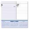 QuickNotes Desk Pad, 22 x 17, White/Blue/Yellow Sheets, Black Binding, Clear Corners, 13-Month: Jan 2026 to Jan 2027 - 4 of 4