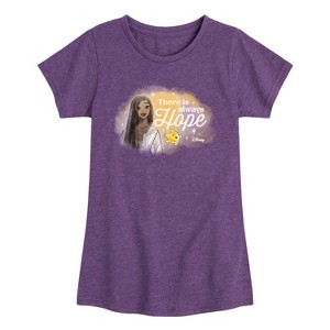 Girls' - Disney - There Is Always Hope Fitted Short Sleeve Graphic T-Shirt - 1 of 4