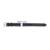Unique Bargains Women's Men's Cowhide Watch Bands 22mm Navy Blue 1 Pc - 2 of 4