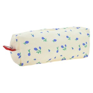 Unique Bargains Grid Print Pen Pouch for Office Organizer - 1 of 4