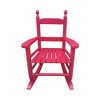 KTMBDW Child's Wood Porch Rocker - Perfect for Indoor or Outdoor All Weather Porch Rocker for Garden,Lawn,Balcony,Backyard for 6-10 Years Old - 2 of 4