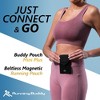 Running Buddy Magnetic Running Pouch - Men & Women | Cycling, Running Fanny Pack| Plus Size Running Waist Pack, 6-1/2 in x 4 in - 2 of 4