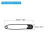 Unique Bargains Metal DIY Blankets Crafts Brooch Making Home Sewing Nickle Plated Safety Pins 100 Pcs - 2 of 4