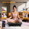 FEIERDUN Vibration Plate Exercise Machine, Power Waver Vibration Plate Platform Whole Body Vibration Plate Machine Helps Weight Loss - 3 of 4