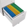 SEVOBAL Utility Storage Cabinet Mobile File Cabinet with Hanging Bar for Office Use, White, 21"*18"*24" - 4 of 4