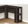 Monarch Specialties Computer Desk Home Office Corner Storage Shelves 48InchL L Shape Work Laptop Laminate Brown Contemporary Modern - 3 of 4