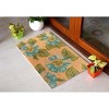 RugSmith Multi Machine Tufted Blue Flowers Doormat - 3 of 4