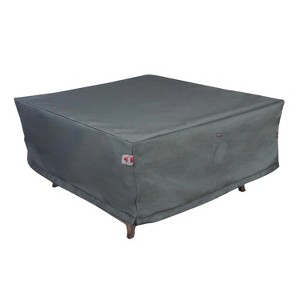 Summerset Shield Titanium 3-Layer Water Resistant Outdoor Fire Table Square Cover - 44x44", Dark Grey - 1 of 4