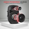 Pyle Bluetooth Wireless PA Speaker System, 8" Subwoofer, 700W MAX, FM Radio, USB/SD, 2-Way Full Range Sound, Remote Control – PPHP837UB - 3 of 4