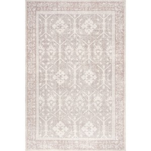 Nuloom Green Haven Collection Seira Recycled Cotton Pet Friendly Machine Washable Area Rug - 1 of 4
