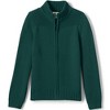 Lands' End School Uniform Kids Cotton Modal Zip Front Cardigan Sweater - 2 of 3