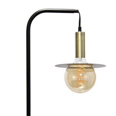 Arc Matte Black 61" Industrial Street Light Floor Lamp