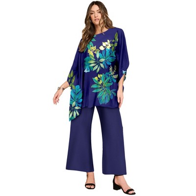 Roaman's Women's Plus Size Georgette Duster