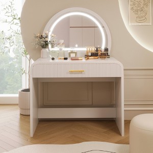 YONWAY 39" Makeup Vanity Desk, with Lights and Desk Vanity Table Set, for Bedroom - 1 of 4