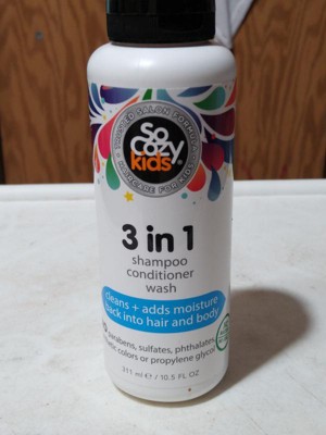 Socozy Kids' 3-in-1 Shampoo + Conditioner + Body Wash : Target