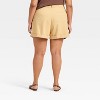Women's High-Rise Linen Tailored Shorts - A New Day™ - 2 of 3