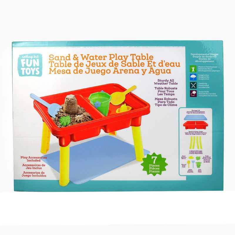 Nothing But Fun Toys Sand & Water Sensory Playtable with Accessories - 6 Pieces, 2 of 4