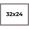PosterPalooza | Slim Profile Brown Picture Frame - UV Acrylic, Backing Board, Hanging Hardware Included - 2 of 4